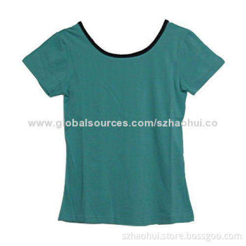 Women's 100% cotton premium plain T-shirt, many colors are available, custom design is welcome